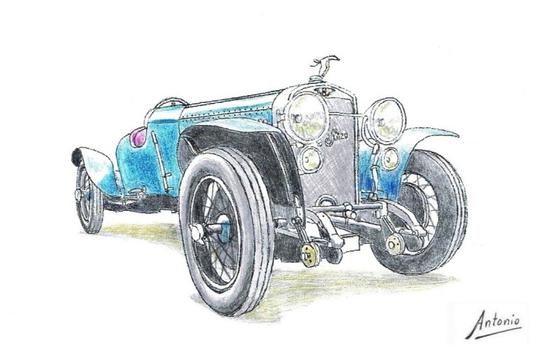 Hispano-Suiza H6B Speedster Kellner (1922) Réplica